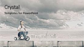  Presentation with preschool - Cool new slides with three wheeler - little cute girl of preschool backdrop and a  colored foreground