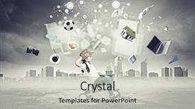  Presentation with preschool graduation - Colorful presentation enhanced with three wheeler - little cute girl of preschool backdrop and a light gray colored foreground