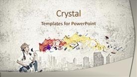  Presentation with preschool - Presentation having three wheeler - little cute girl of preschool background and a sky blue colored foreground