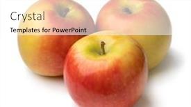  Presentation with three - Slide set enhanced with three-whole-fresh-ripe-kanzi background and a white colored foreground