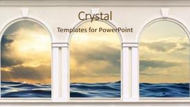  Presentation with design drug - Cool new theme with three windows element of design backdrop and a lemonade colored foreground