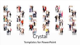  Presentation with culture - Amazing theme having threesome - team over white office culture backdrop and a white colored foreground