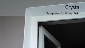  Presentation with dna repair - Slides featuring threshold - slope of the doorway background and a  colored foreground