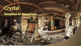  Presentation with obsolete - Slide deck enhanced with signal cable with sealing rubber connector of car background and a light gray colored foreground.