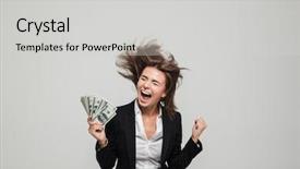  Presentation with crime thriller suit and tie - Theme having thrilling - portrait of a happy thrilled background and a light gray colored foreground