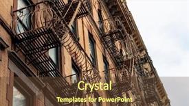  Presentation with agenda for the day - Amazing theme having thrive - scenes of a thriving metropolis backdrop and a tawny brown colored foreground