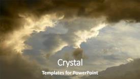  Presentation with storm clouds - Audience pleasing slide set consisting of thunder - dark storm clouds background backdrop and a gray colored foreground