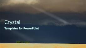  Presentation with mongolian state - Beautiful presentation featuring thunder-storm-in-a-countryside backdrop and a tawny brown colored foreground