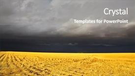  Presentation with montana - Presentation theme consisting of thunder-storm in a countryside in state of montana begins background and a gray colored foreground