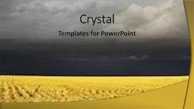  Presentation with montana - Theme enhanced with thunder-storm in a countryside in state of montana begins background and a light gray colored foreground