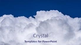  Presentation with bad weather - Presentation theme having thunderstorm-clouds-in-bad-weather background and a sky blue colored foreground