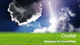  Presentation with thunderstorm - Amazing slides having  backdrop and a  colored foreground