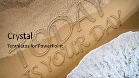  Presentation with today - PPT layouts enhanced with thursday - today is your day written background and a coral colored foreground