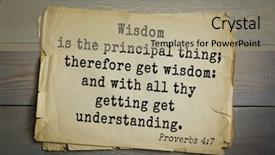  Presentation with principal - Beautiful PPT layouts featuring thy getting get understanding proverb backdrop and a mint green colored foreground