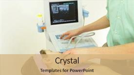  Presentation with thyroid - Audience pleasing slides consisting of thyroid - girl's neck diagnosis carried backdrop and a coral colored foreground