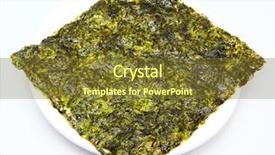  Presentation with white sheet - Slide deck enhanced with thyroid - large thin sheet of pressed background and a tawny brown colored foreground