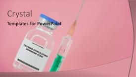  Presentation with thyroid - Slide deck enhanced with thyroid-stimulating-hormone-tsh-test background and a coral colored foreground