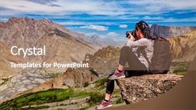  Presentation with himachal pradesh - Amazing presentation having tibet - dhankar gompa spiti valley himachal backdrop and a coral colored foreground