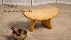  Presentation with tibetan singing bowl - Presentation theme with tibetan-singing-bowl-and-meditation background and a coral colored foreground