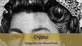  Presentation with bank - Beautiful slide deck featuring ticher - bank note with eyes highlighted backdrop and a gold colored foreground