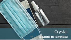  Presentation with time travel - Cool new PPT theme with ticket-inside-the-passport backdrop and a teal colored foreground