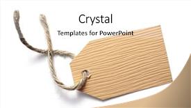  Presentation with invitation - Slide set enhanced with ticket invitation - blank tag tied with string background and a white colored foreground