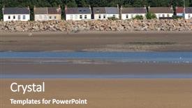  Presentation with flood - Amazing PPT layouts having tidal power - flood defence barrier of large backdrop and a coral colored foreground