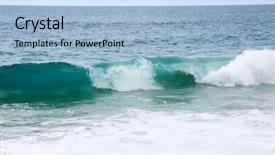  Presentation with laguna beach - Cool new PPT theme with tidal power - beautiful turquoise blues and emerald backdrop and a  colored foreground