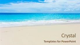  Presentation with tide - Colorful PPT theme enhanced with tide storm waves backdrop and a lemonade colored foreground