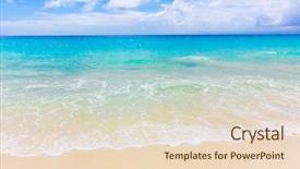  Presentation with tide - Slides with surf tide splashing background and a lemonade colored foreground