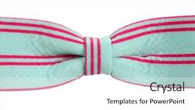  Presentation with turquoise - Slide set consisting of blue turquoise with pink stripes background and a white colored foreground