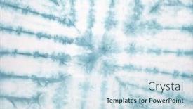  Presentation with tie dye - Theme consisting of tie-dye-background background and a sky blue colored foreground