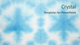  Presentation with tie dye - Presentation design consisting of tie dye background background and a sky blue colored foreground