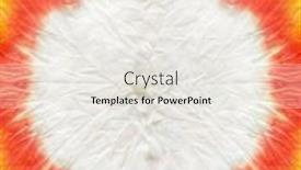  Presentation with tie dye - Audience pleasing slide set consisting of tie-dye-fabric-texture-background backdrop and a sky blue colored foreground