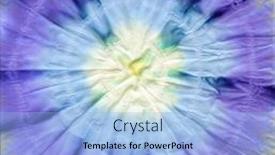  Presentation with tie dye - Cool new PPT theme with traditional fashion design - tie dye fabric texture background backdrop and a light blue colored foreground