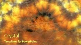  Presentation with tie dye - Presentation theme enhanced with tie dye fabric texture background background and a red colored foreground