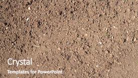  Presentation with soil - Cool new presentation theme with tierra del fuego - close up of garden soil backdrop and a  colored foreground