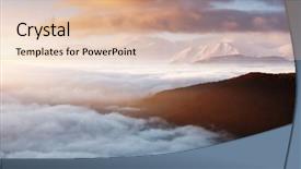  Presentation with singapore national day - Theme having tierra del fuego - perfect morning moment in alpine background and a lemonade colored foreground