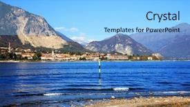  Presentation with view of havana - Amazing slides having tiers - scenic view of isola dei backdrop and a light blue colored foreground