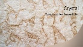  Presentation with textile - PPT theme with tiger material - white fun fur textile texture background and a lemonade colored foreground