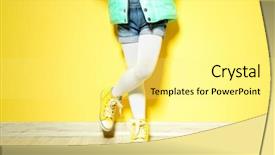  Presentation with african american girl power business - Cool new presentation theme with tight children - little african american girl backdrop and a  colored foreground