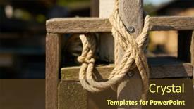  Presentation with rope - Beautiful presentation theme featuring tightly-crossed-knot-to-attach backdrop and a tawny brown colored foreground