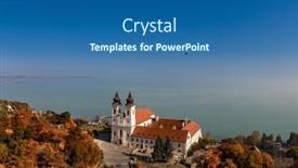  Presentation with landscape juridicila - Colorful slide deck enhanced with tihany-landscape-with-the-abbey backdrop and a ocean colored foreground