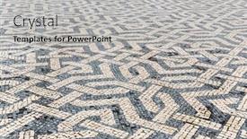  Presentation with tile - Presentation theme consisting of tile brick floor in lisbon town square portugal using as background background and a light gray colored foreground