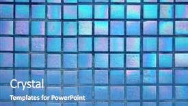  Presentation with pearl - Slide deck consisting of tile floor patterns - pearl mosaic background background and a teal colored foreground