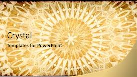  Presentation with ornament - Presentation theme enhanced with tile ornament in the moroccan background and a blonde colored foreground