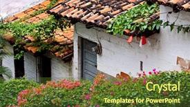  Presentation with tile - Beautiful theme featuring tile roofs in puerto vallarta backdrop and a tawny brown colored foreground