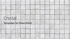  Presentation with tile wall seamless - Presentation design enhanced with tiled-wall-texture-grey-seamless background and a light gray colored foreground