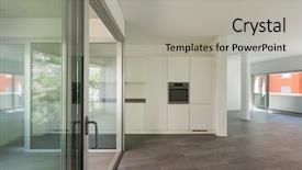  Presentation with apartment development - Amazing theme having tiles slide - interior of empty apartment wide backdrop and a  colored foreground