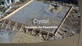  Presentation with building foundation - Audience pleasing PPT layouts consisting of timber-formwork-with-metal-reinforcement backdrop and a gray colored foreground